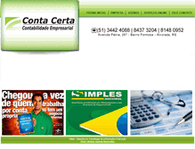 Tablet Screenshot of contacerta.com.br